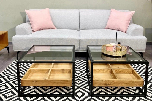 Secret | ספה תלת מושבית בעיצוב נורדי לסלון - אשריאן | ASHERIAN