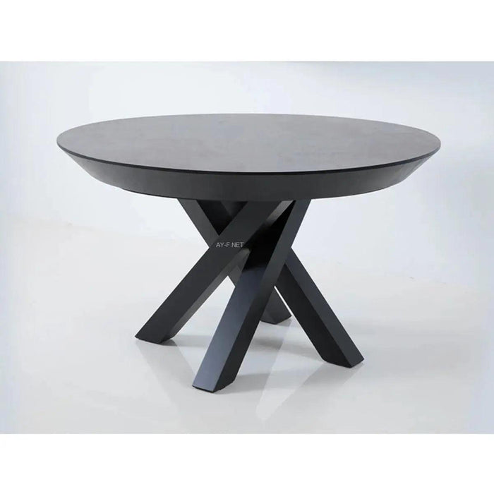 Daglas | שולחן אוכל עגול בעיצוב ייחודי עם 2 הגדלות - אשריאן | ASHERIAN