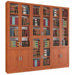 אודם | ארון ספרי קודש מעץ סנדוויץ' עם 6 דלתות ברוחב 2.40 מ' - אשריאן רהיטים - אשריאן | ASHERIAN