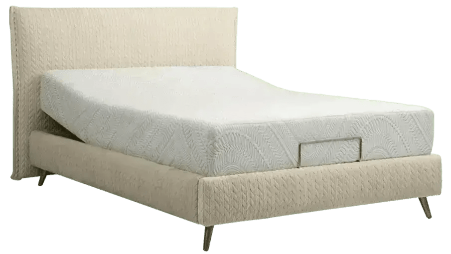 ALMA | מיטה חשמלית עם ראש בעיצוב קלוע Genesis - Asherian | אשריאן רהיטים