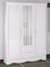 ארון פתיחה מעוצב 3 דלתות 1.54 מ' דגם ארבל עם וילון - Asherian | אשריאן רהיטים
