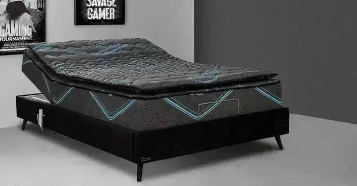 ATRAF | מיטת נוער מטריפה עם שכבת פינוק וראש מתכוונן תוצרת Genesis - Asherian | אשריאן רהיטים