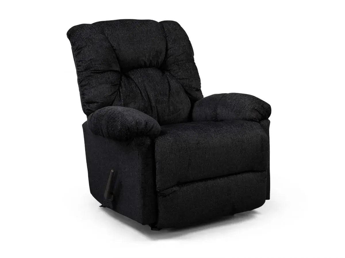 GRAND COMFY | כורסת טלוויזיה מבד מפנק בסטנדרט אמריקאי BEST מבית ד''ר גב - מתנדנד כחול כהה  - אשריאן | ASHERIAN