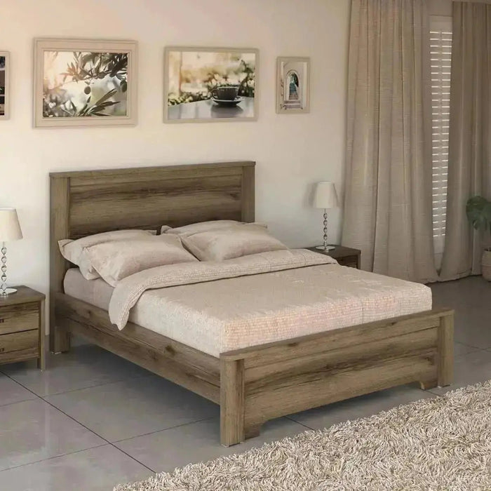 גולן | מיטה זוגית איכותית בעיצוב כפרי - Asherian | אשריאן רהיטים