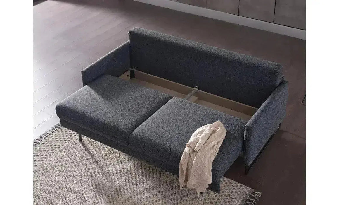 LAURA | ספה מעוצבת שנפתחת למיטה זוגית - Asherian | אשריאן רהיטים