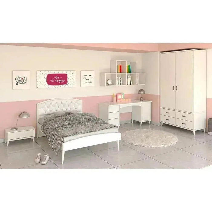 מיטה וחצי מעוצבת דגם אביה - Asherian | אשריאן רהיטים