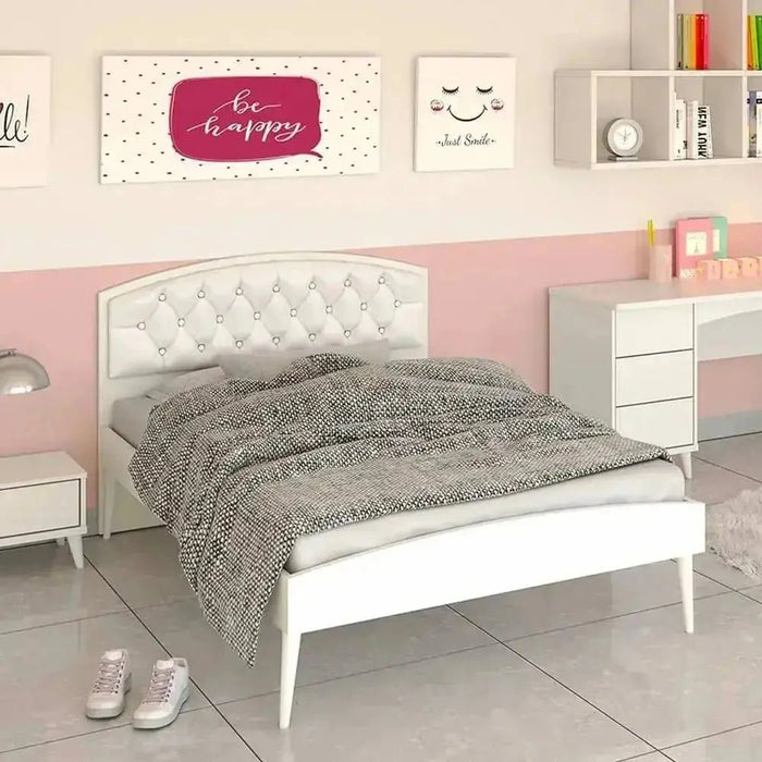 מיטה וחצי מעוצבת דגם אביה - Asherian | אשריאן רהיטים