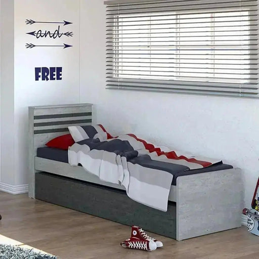 מיטת ילדים דגם יואב עם מיטת חבר - Asherian | אשריאן רהיטים