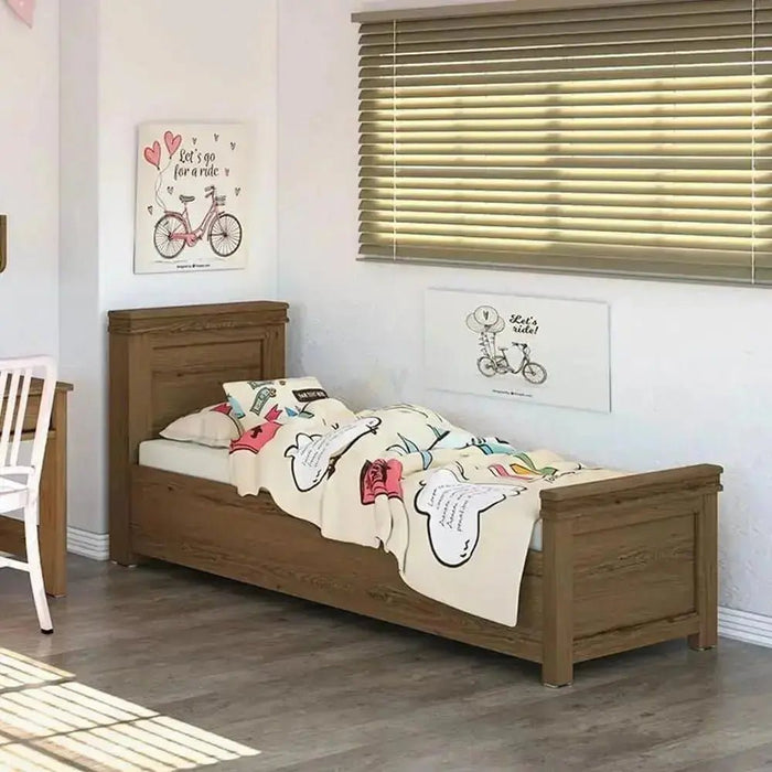 מיטת נוער דגם אילן עם ארגז מצעים - Asherian | אשריאן רהיטים