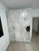 רבקה 1.60 מ' | ארון בגדים מסנדוויץ' עם 4 דלתות בעיצוב כפרי וחלוקה פרקטית - Asherian | אשריאן רהיטים