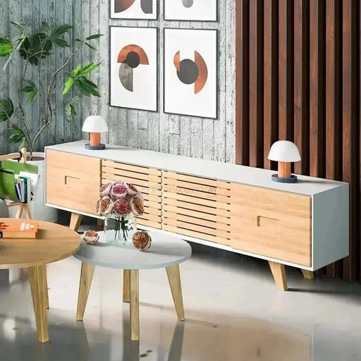 סט מזנון עם שולחן לסלון דגם גלבוע - Asherian | אשריאן רהיטים