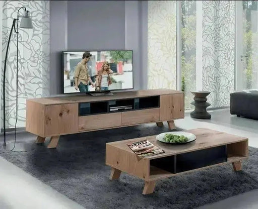 סט מזנון ושולחן לסלון דגם תומר - Asherian | אשריאן רהיטים