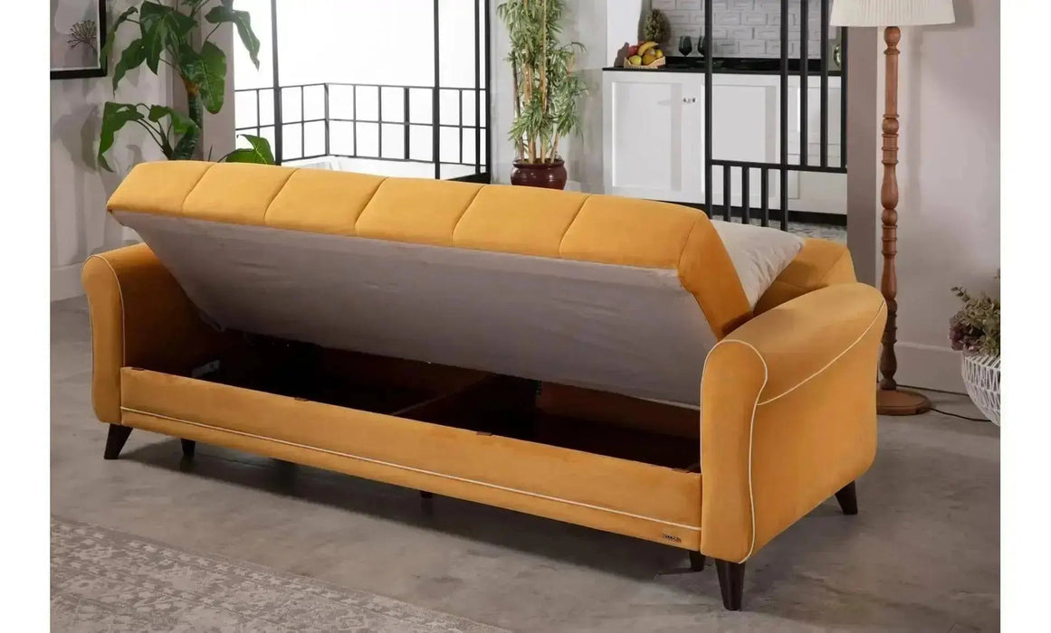 ספה תלת מושבית דגם מרינה MARINA נפתחת למיטה - Asherian | אשריאן רהיטים