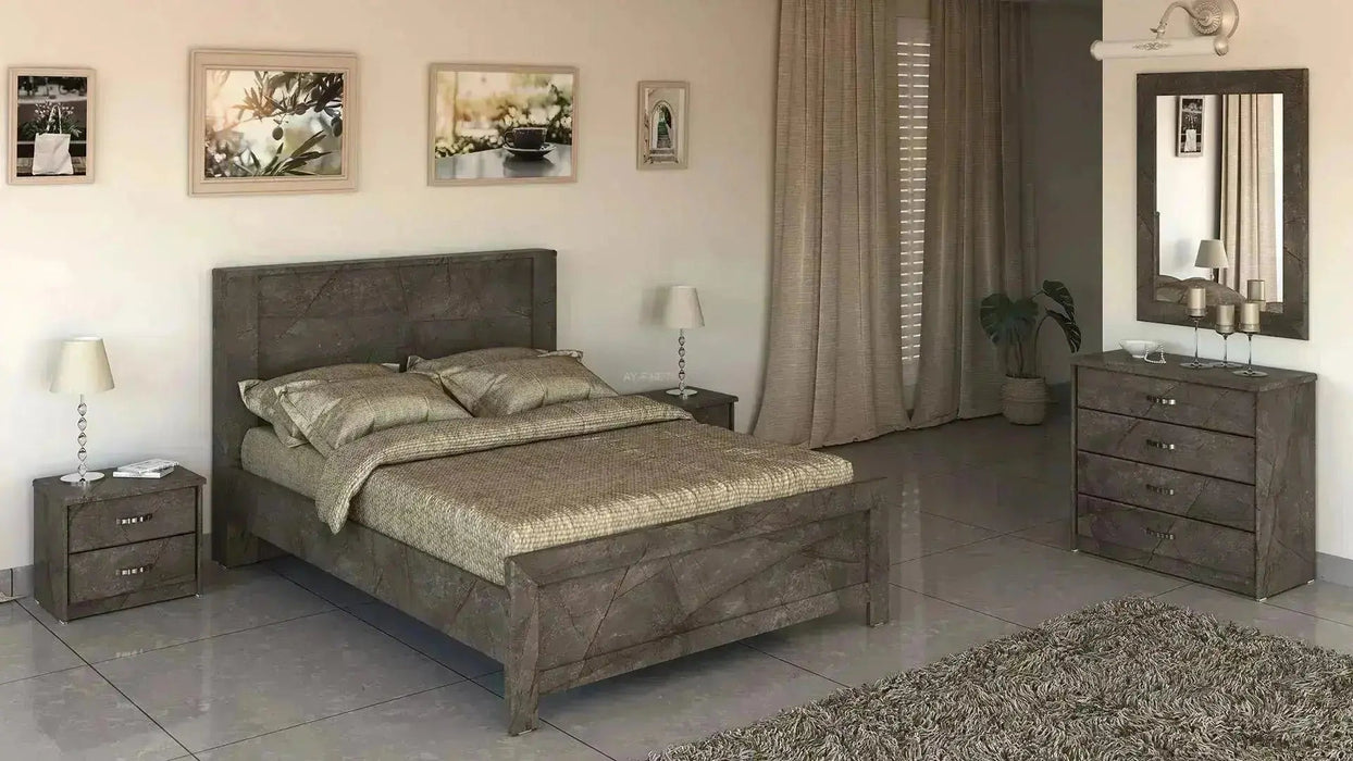 טופז | מיטה זוגית איכותית בעיצוב קלאסי - Asherian | אשריאן רהיטים